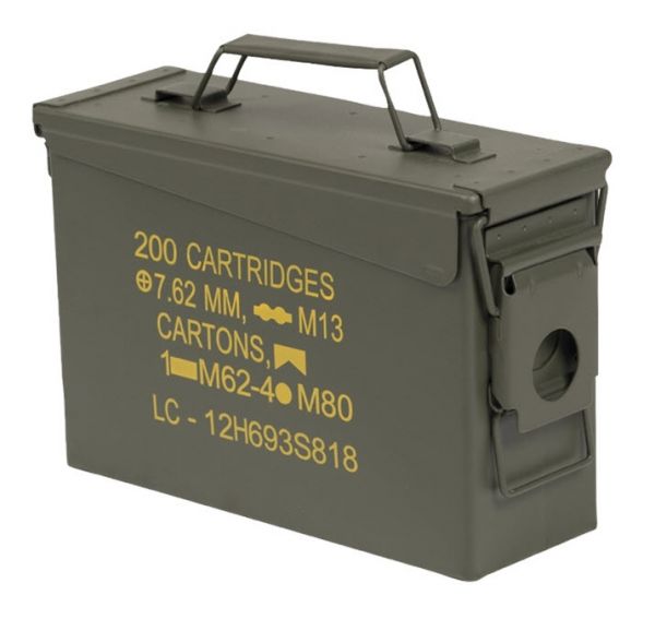 Munitionskiste US Ammo Box Steel M19A1 cal. 30
