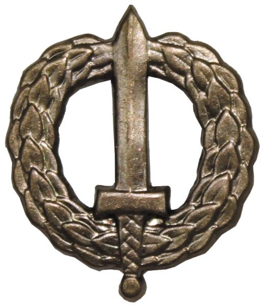 CZ/SK Metallabzeichen, bronze, &quot;Schütze&quot;, neuw.