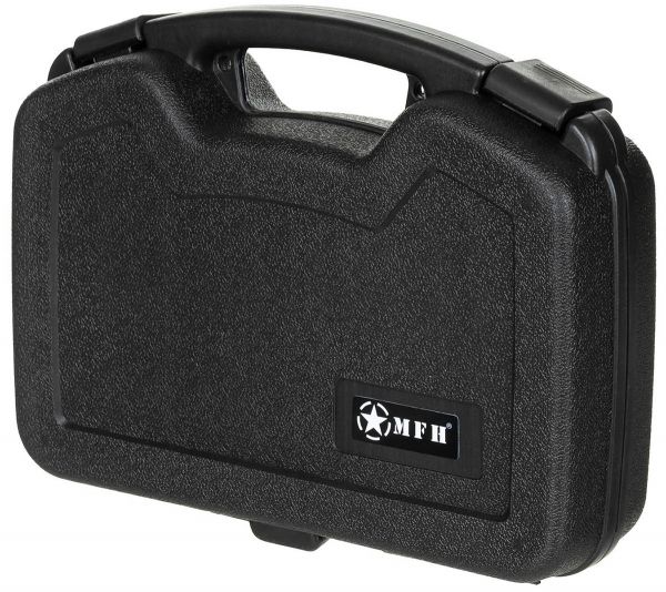 Pistolen-Koffer, Kunststoff, gross, abschliessbar, schwarz