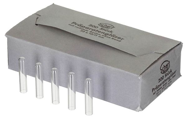 Schwed. Präparatengläser, 200 Stück, neuwertig