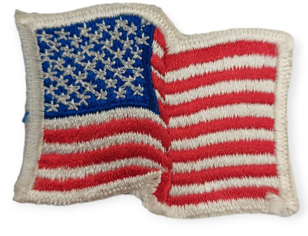 Stickabzeichen - US Flag, Wind