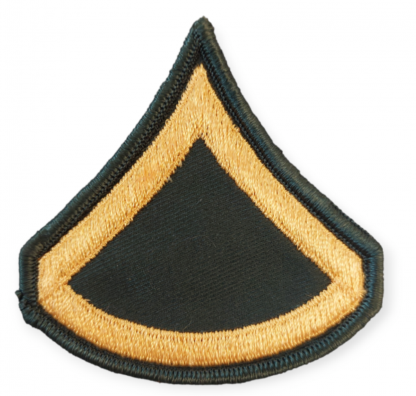 Stickabzeichen - Army Private First Class (ca. 7,6 x 7,8 cm)