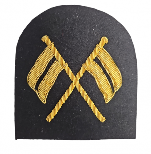 Stickabzeichen - Royal Navy (gold wire)