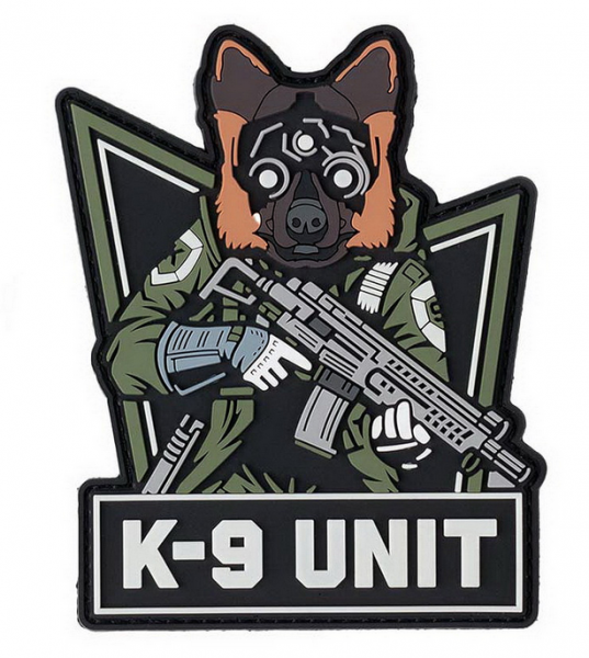 Klettabzeichen K-9 Unit - glow in the dark
