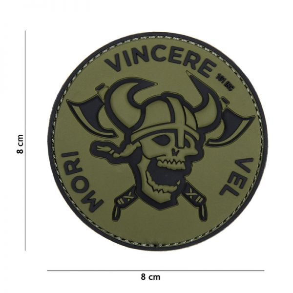 Klettabzeichen Mori Vincere Vel - grün
