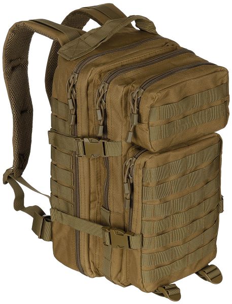 US Rucksack, Assault I, &quot;Basic&quot;, coyote tan