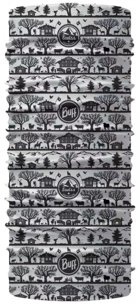 BUFF® - Mehrzweckschal, Scherenschnitt (weiss)