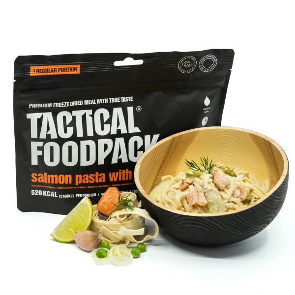 Tactical Foodpack - Salmon Pasta with White Wine (Lachspasta mit Weisswein)