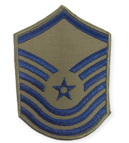 Stickabzeichen - USAF Senior Master Sergeant (ca. 14,1 x 9,2 cm)