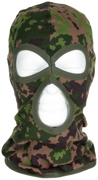 Balaclava, 3-Loch, dünn, M05 tarn, 100 % Baumwolle