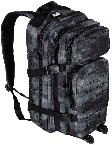 US Rucksack, Assault I, &quot;Laser&quot;, HDT-camo LE