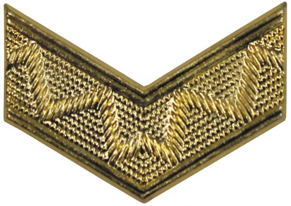 CZ/SK Metallabzeichen, gold, &quot;Militärakademie Typ I&quot;, neuw.