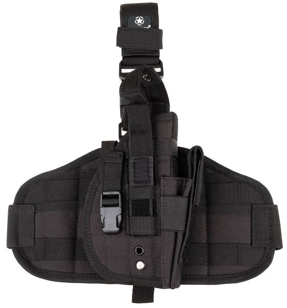 Pistolenbeinholster, &quot;MOLLE&quot;, rechts, schwarz