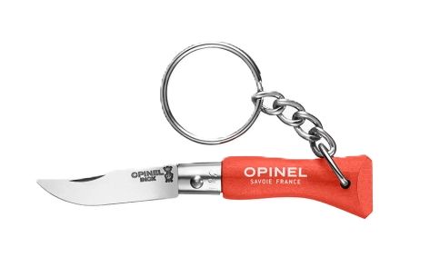 Opinel - Schlüsselanhänger No. 02 Inox (orange)