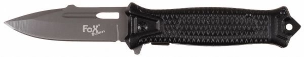 Klappmesser, &quot;Snake&quot;, Einhand, schwarz, Metallgriff