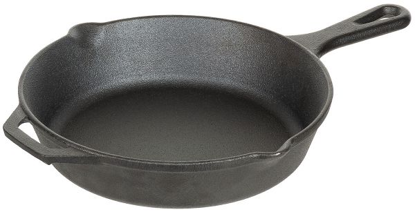 Bratpfanne, Gusseisen, Griff, Durchmesser ca. 26 cm