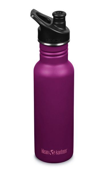 Klean Kanteen - Trinkflasche Classic 532ml Purple mit Sport Cap