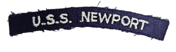 Stickabzeichen - U.S.S. Newport