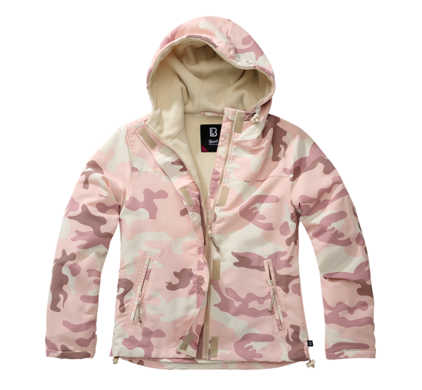 Brandit - Women Frontzip Windbreaker candy camo