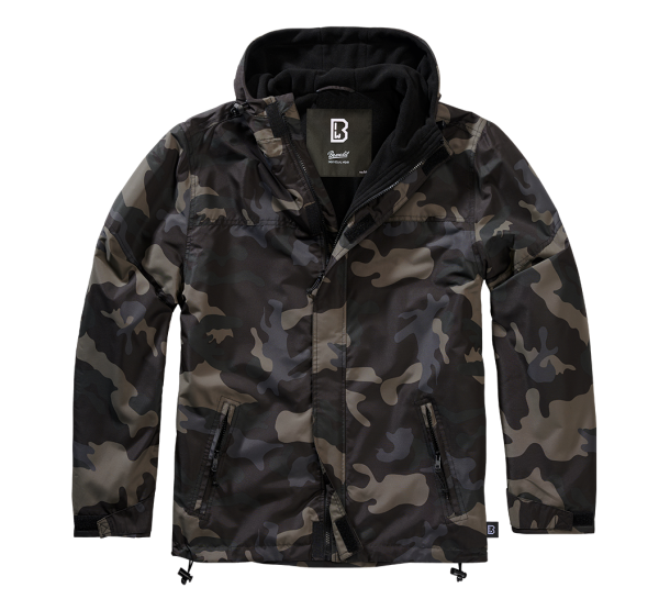 Brandit - Frontzip Windbreaker darkcamo