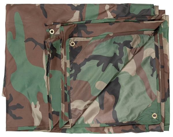 Mehrzweckplane, &quot;Tarp&quot;, woodland, ca. 300 x 300 cm