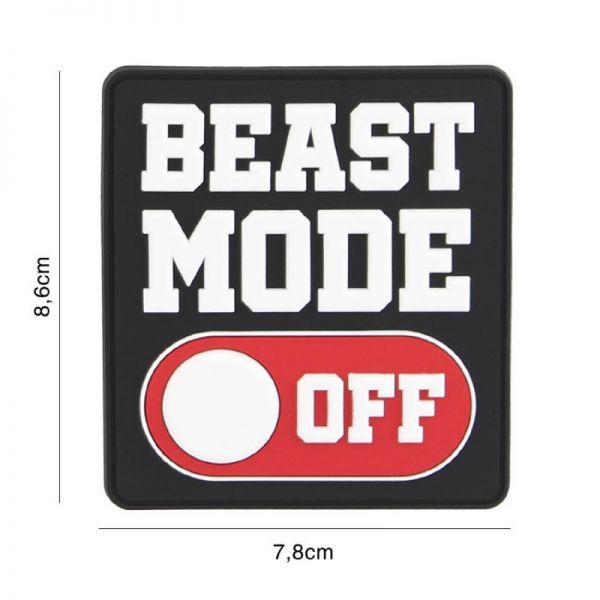 Klettabzeichen Beast Mode - OFF