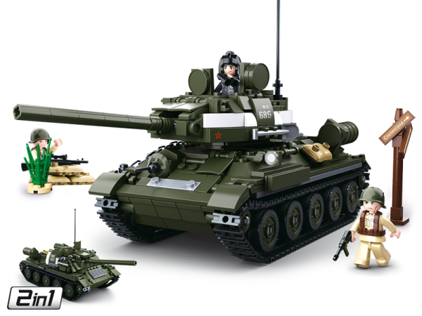 Sluban - WWII Allied Tank Hunter 2in1