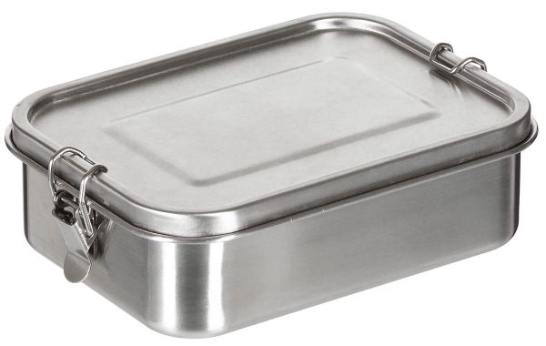 Lunchbox, &quot;Premium&quot;, Edelstahl, ca. 19x14,5x6,5 cm