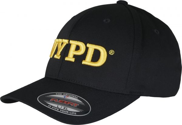NYPD 3D Logo Flexfit Cap black