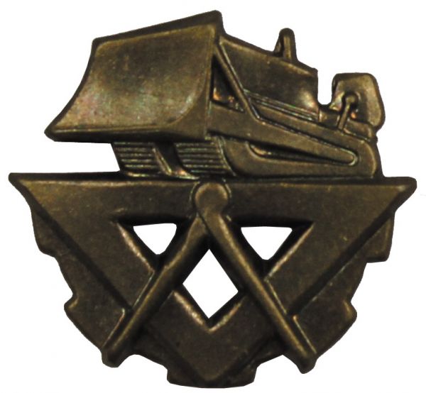CZ/SK Metallabzeichen, bronze, &quot;Pioniere&quot;, neuw.