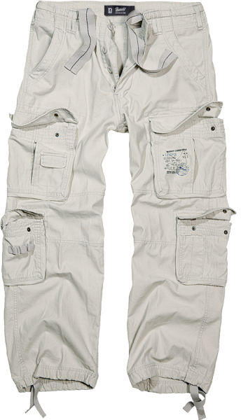 Brandit - Pure Vintage Pants old white