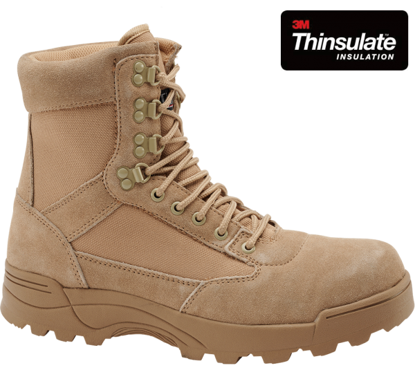 Brandit - 9 Eyelet Tactical Boots camel