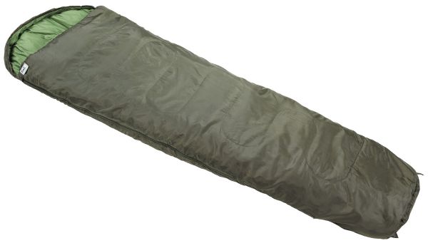 Mumienschlafsack, oliv, 2-lagige Füllung
