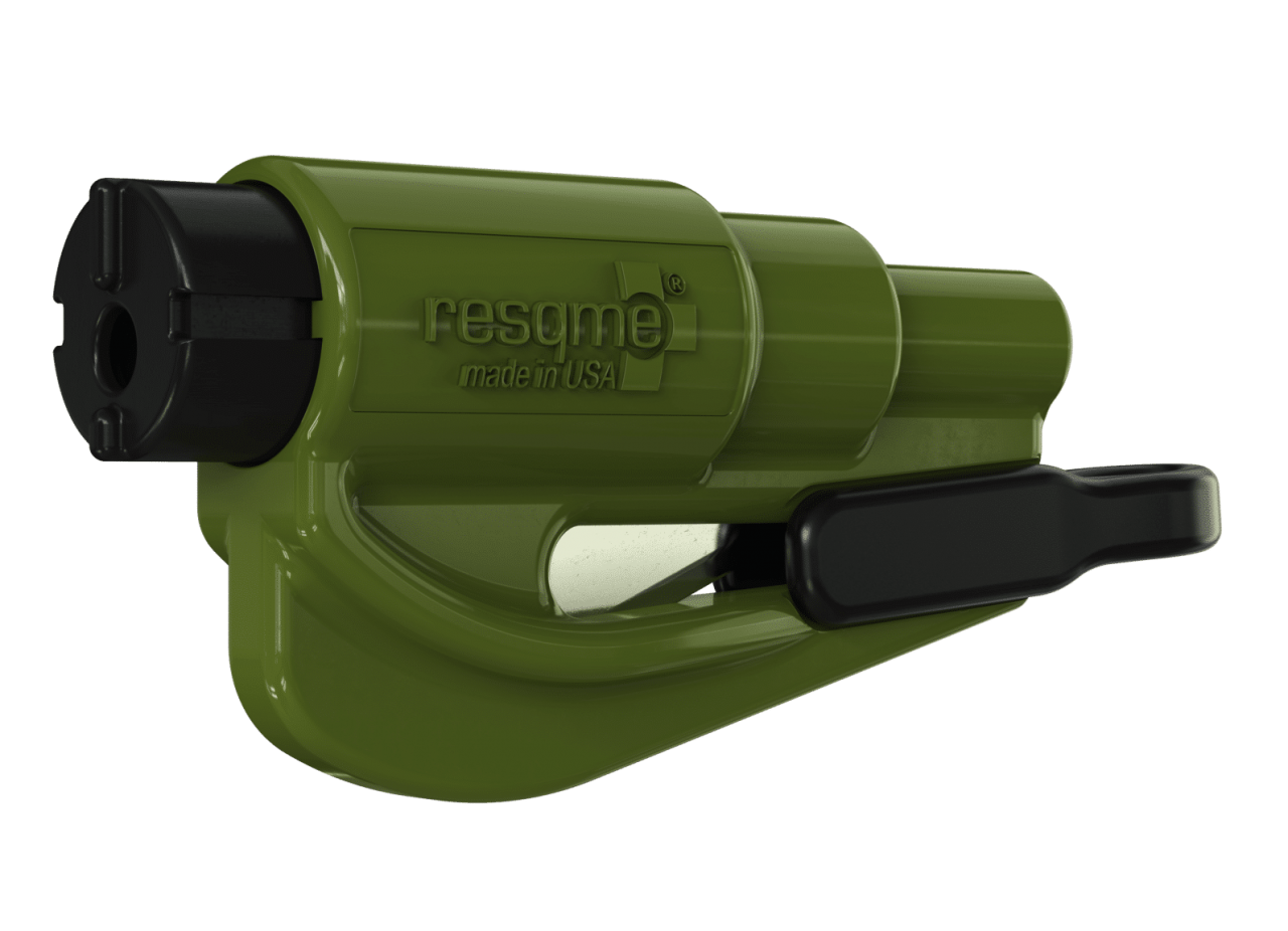 RES-Q-ME Car Escape Tool - Gurtschneider/Glasbrecher (grün)