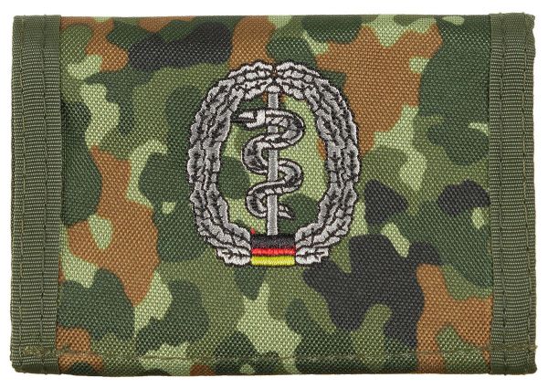 BW Geldbörse, flecktarn, &quot;Sanitäter&quot;