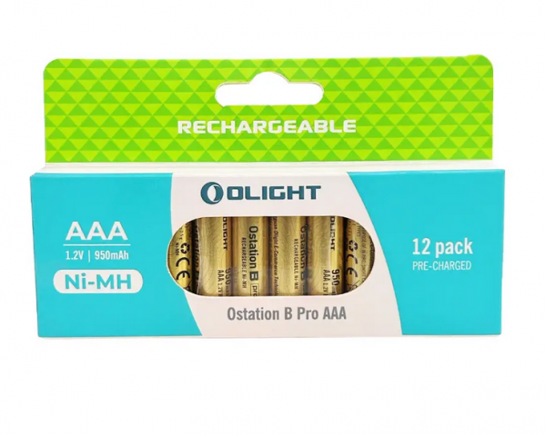 Olight - Akku AAA 950 mAh (12 Stück)