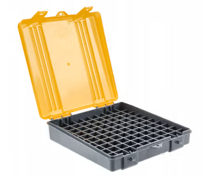 Plano® - Patronenbox .357, .38 Spec. (gelb)