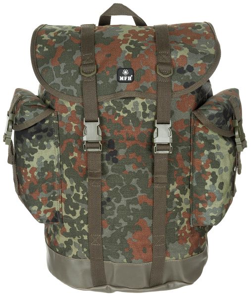BW Gebirgsrucksack, flecktarn, Neufertig. aus orig. Material