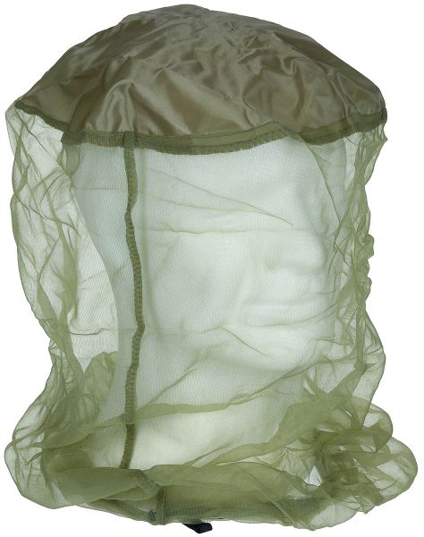 Moskito Kopfnetz, oliv, Gummizug
