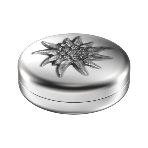 Aufbewahrungsbox rund &quot;Edelweiss&quot;