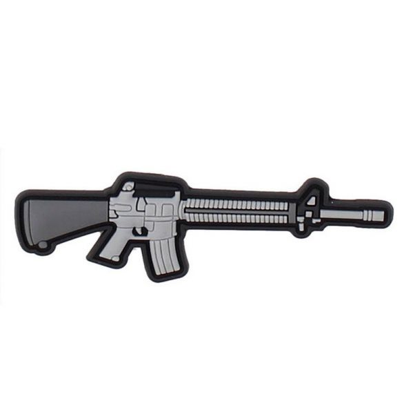 Klettabzeichen M16 Sturmgewehr - grau