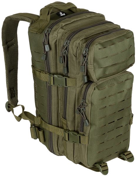US Rucksack, Assault I, &quot;Laser&quot;, oliv