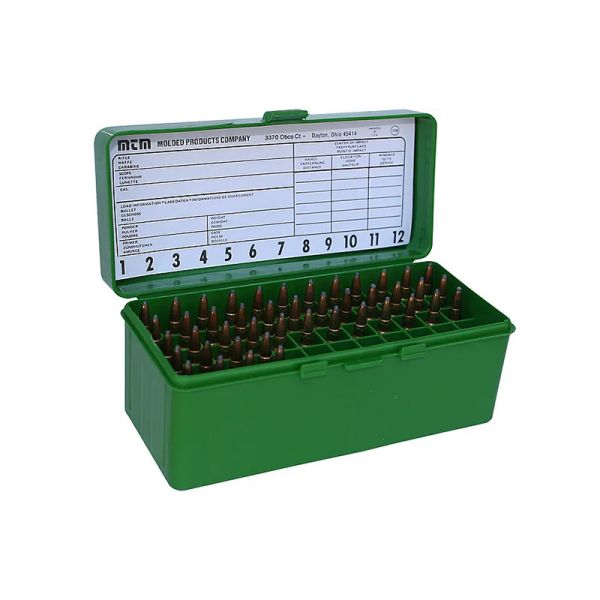 MTM CASE-GARD - Patronenbox MTM RM-60, green (60xGP11)
