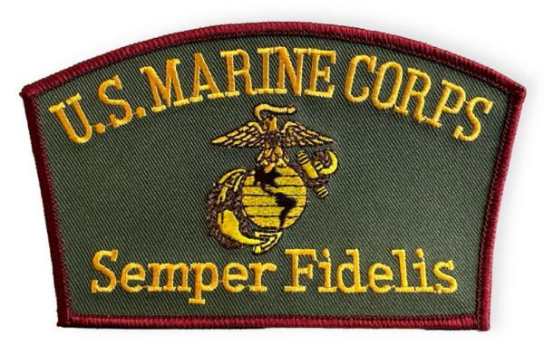 Stickabzeichen - U.S. Marine Corps &quot;Semper Fidelis&quot;