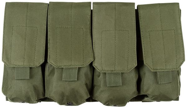 Magazintasche,4-fach,&quot;MOLLE&quot;, oliv