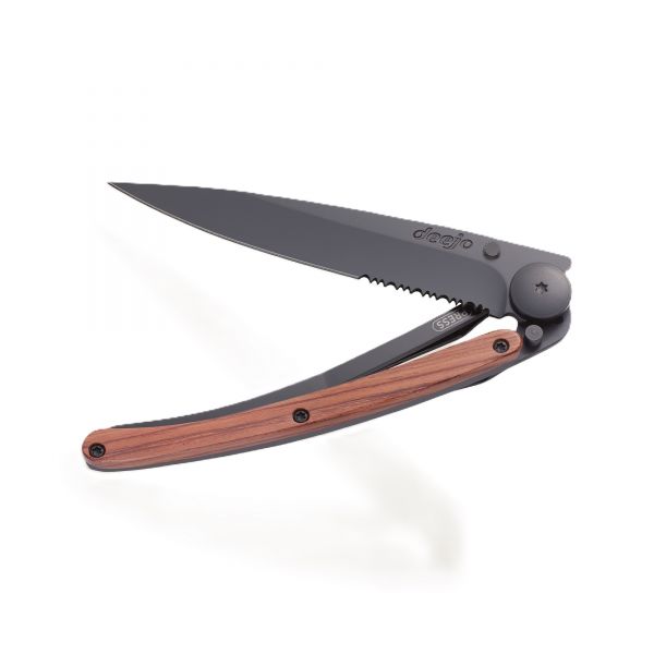 Deejo Klappmesser - Paduk Ebenholz 37g
