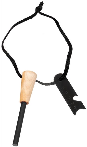 Feuerstarter, Zündstein, &quot;Essential&quot;, Holzgriff