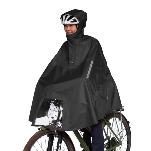 Tatonka - Bike Poncho Fahrrad-Cape (schwarz)