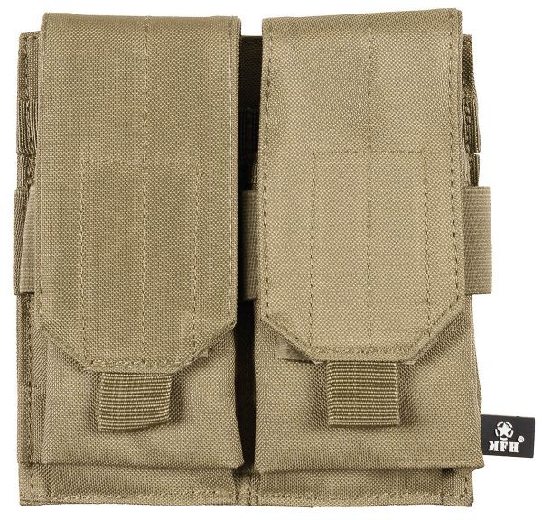 Magazintasche, 2-fach,&quot;MOLLE&quot;, coyote tan