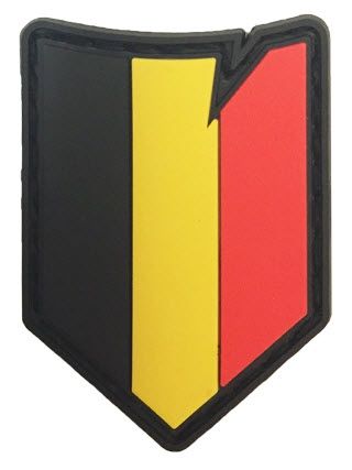 Klettabzeichen Belgium Tactical - color